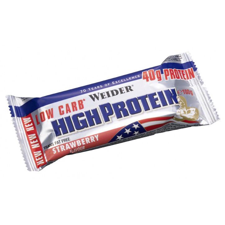 Weider. 40% High Protein Low Carb Bar, 100гр.