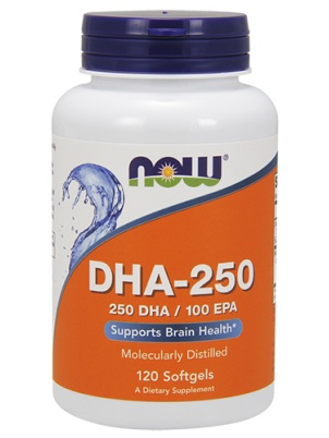 Now Foods. DHA-250, 120 капс.