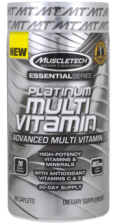 Muscletech, Platinum multi vitamin, 90 таб.