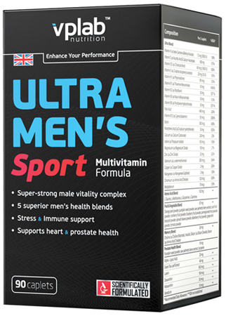 VP. Ultra Men's Sport Multivitamin Formula, 90 капс.