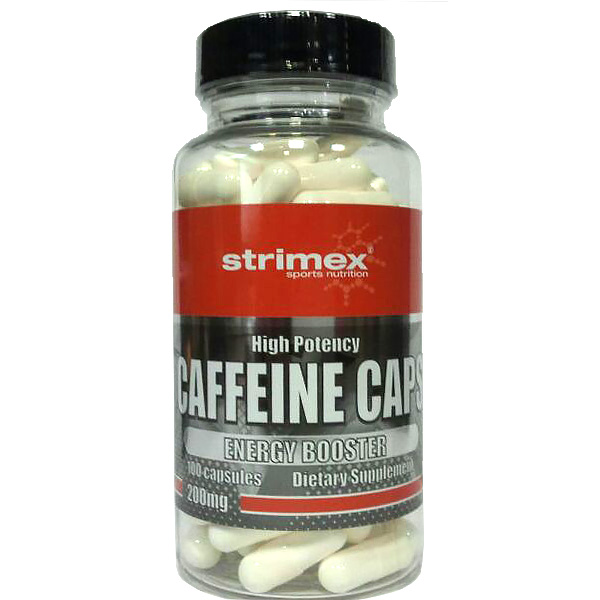 Strimex. Caffeine 200 мг, 100 капс.
