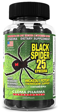 Cloma Pharma. Black Spider, 100 капс.