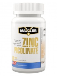 MAXLER. Zinc Picolinate 50 mg, 60 таблеток