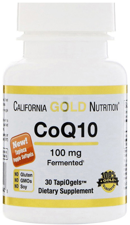 California Gold Nutrition, CoQ10, 30 капс.